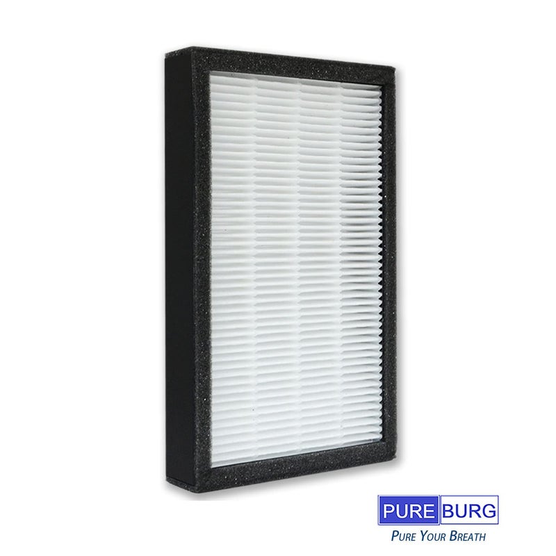 PUREBURG FLT4100 Replacement Filter Set Compatible with GermGuardian AC4100 AC4100CA AC4150BL AC4150PCA AC4150PC AC4175W Air Purifiers Filter E,2-Pack H13 HEPA - Image 4